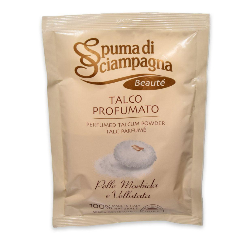SPUMA DI SCIAMPAGNA TALCO BUSTA 75 GR.