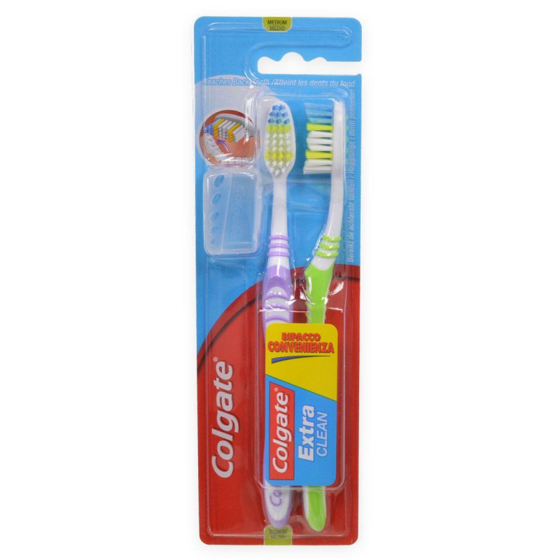 COLGATE SPAZZ. EXTRA-CLEAN X 2