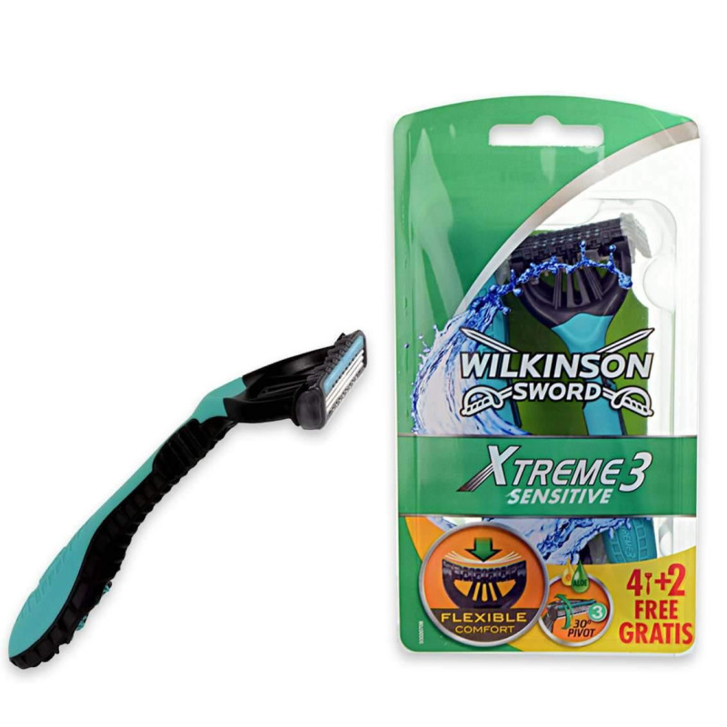 WILKINSON XTREME3 RASOIO 4 + 2 SENSITIVE