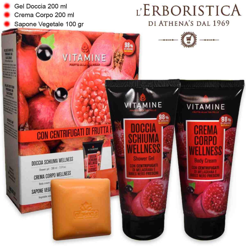 L'ERBORISTICA COFFRET VITAMINE MELOGRANO E RIBES NERO