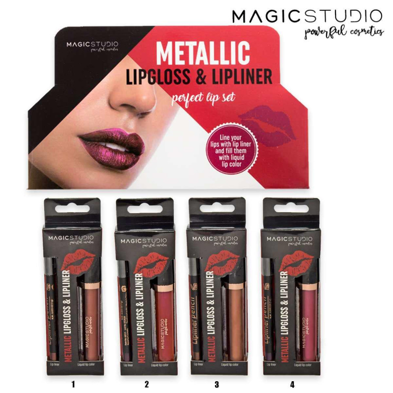 MAGIC STUDIO METALLIC LIPGLOSS & LIPLINER