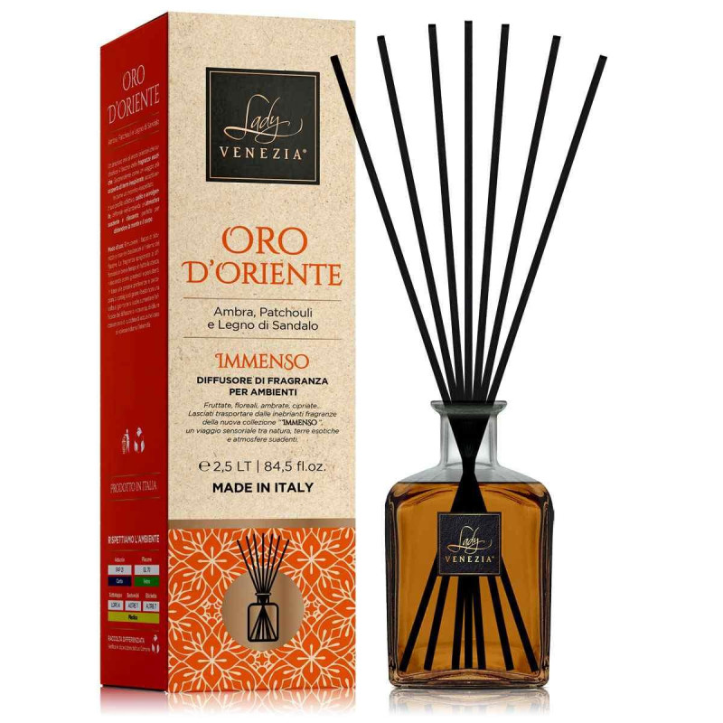 DIFFUSORE AMBIENTE IMMENSO 2,5 LITRI - ORO D' ORIENTE
