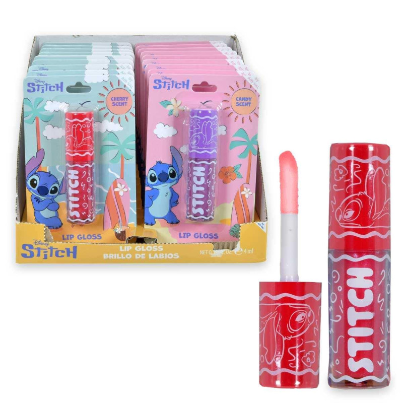 ASSORTED DISPLAY STITCH BLISTER LIP GLOSS 4 ML