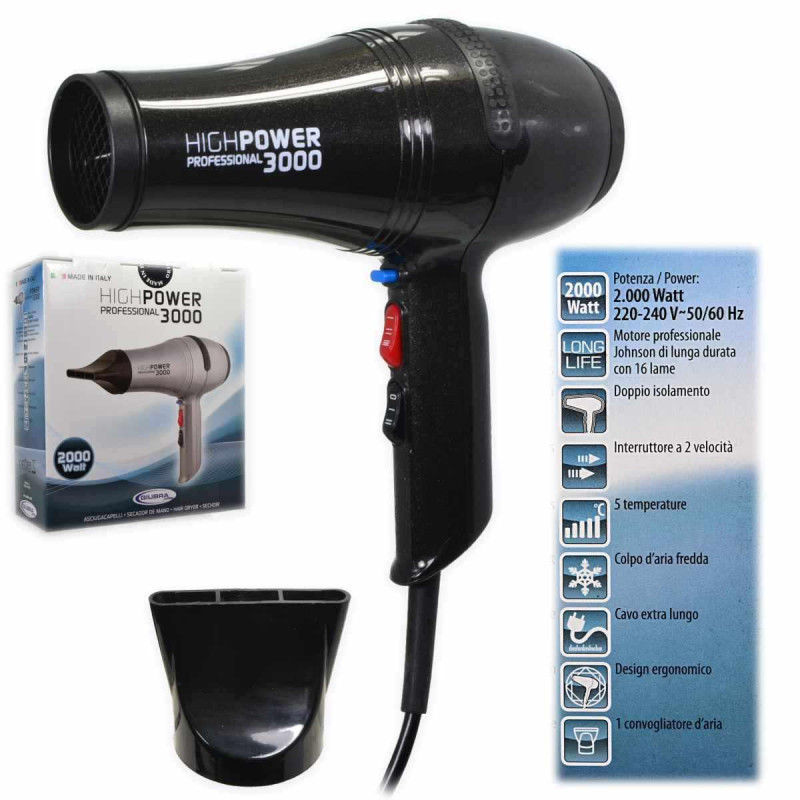 PHON HIGH POWER 3000 W 2000 NERO