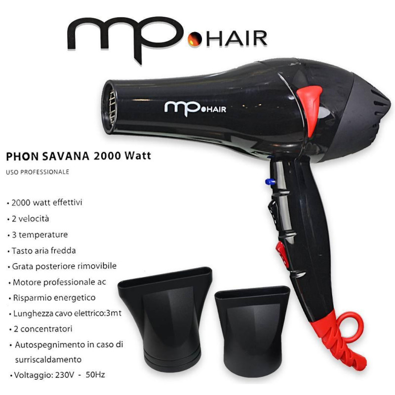 PHON SAVANA NERO 2000 WATT