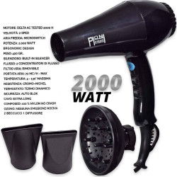 PHON HYBRID NYLON PROFESSIONALE 2000W + DIFFUSORE ILLUSIONE
