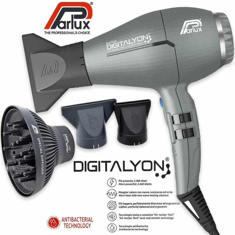 PARLUX DIGITALYON GRIGIO GLITTER + DIFFUSORE MAGIC SENSE