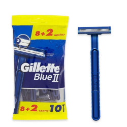 GILLETTE BLUE II 8 + 2 GRATIS