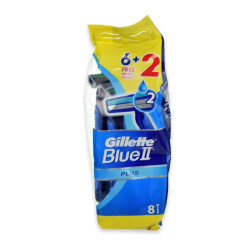 GILLETTE BLUE II PLUS 6 + 2