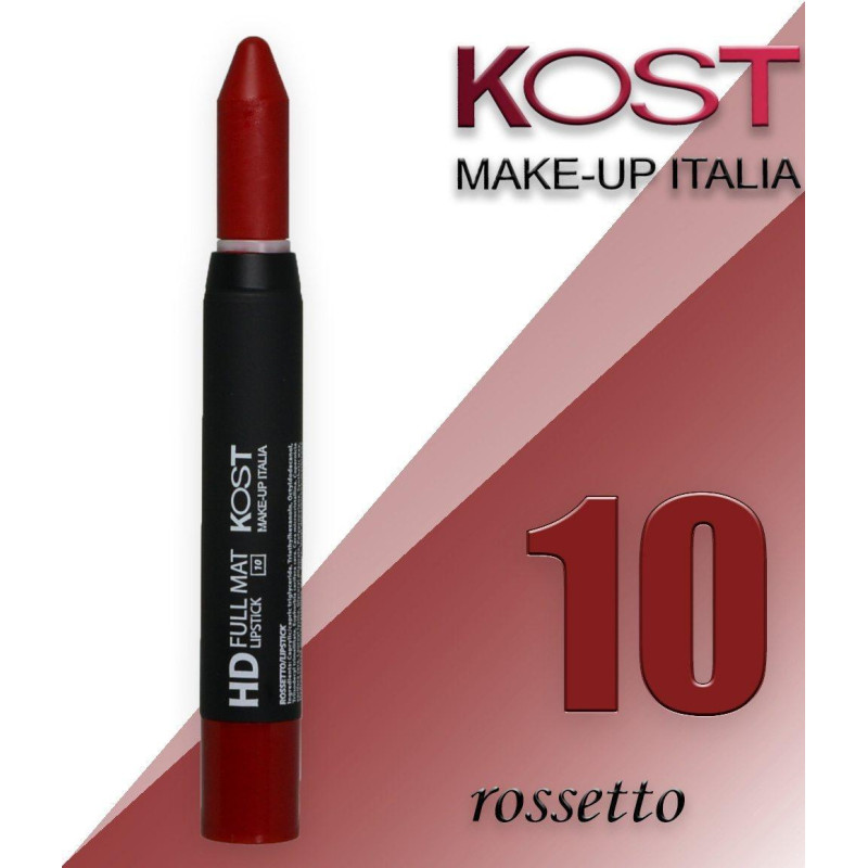 HD FULL MAT LIPSTICK KOST 10