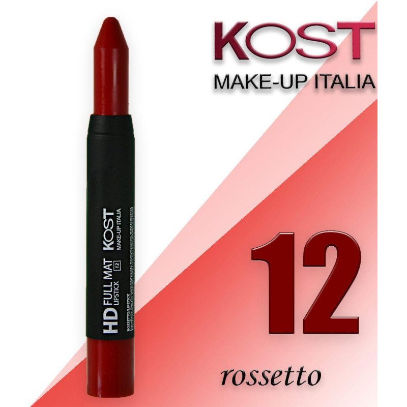HD FULL MAT LIPSTICK KOST 12