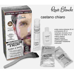 MOUSTACE & BEARD BARBA E BAFFI CASTANO CHIARO