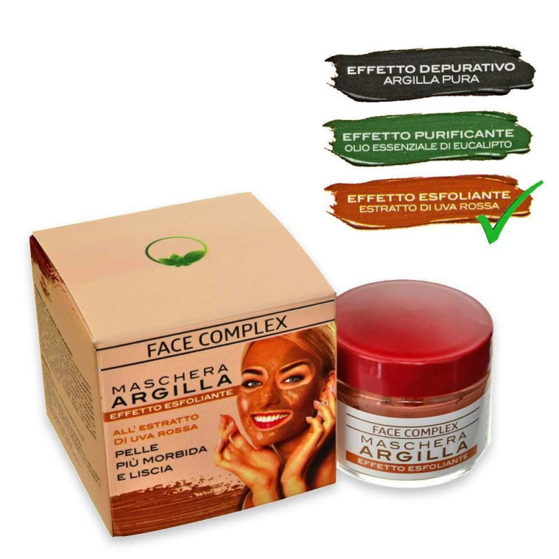 FACE COMPLEX MASCHERA ARGILLA ROSSA 50 ML