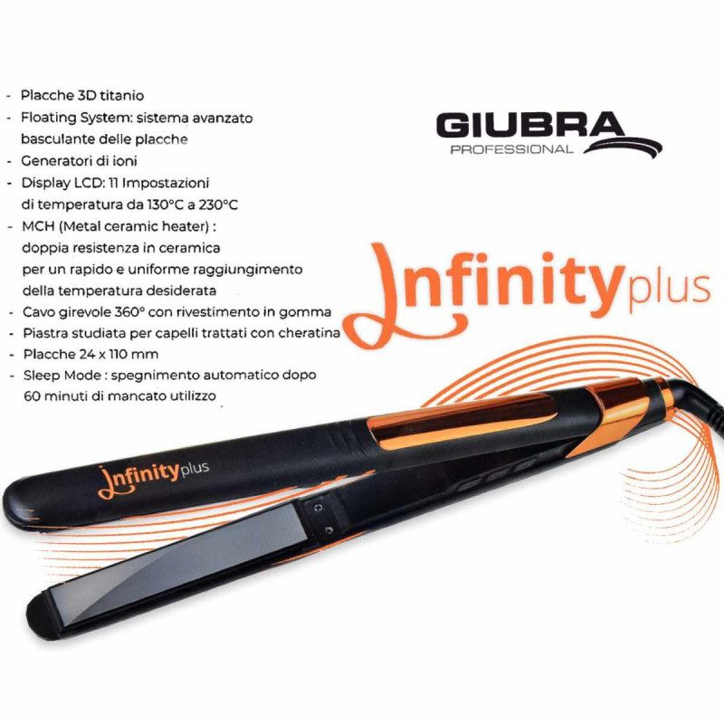 PIASTRA INFINITY PLUS TOURMALINE WET TO DRY IONIC SYSTEM