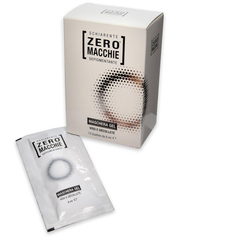 WONDER ZERO MACCHIE MASCHERA GEL VISO E DECOLLETE 12 BUSTINE DA 8 ML