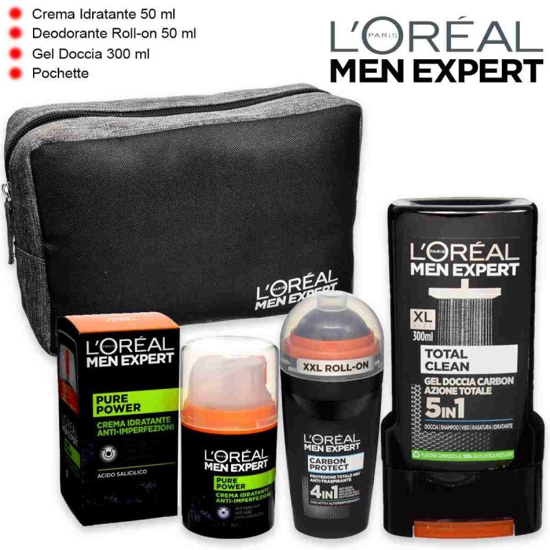 L'OREAL MEN EXPERT KIT BLACK CARBON