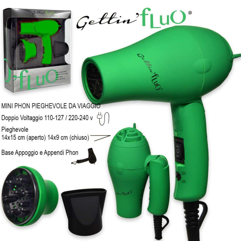 LABOR MINIPHON DA VIAGGIO GETTIN FLUO VERDE