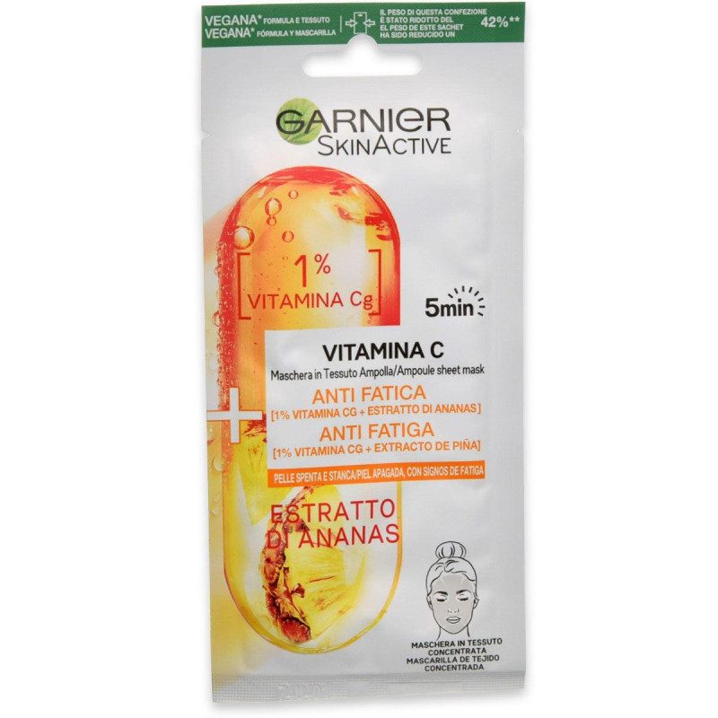 GARNIER SKIN ACTIVE MASCHERA AMPOLLA VITAMINA C