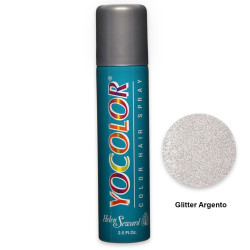 YOCOLOR SPRAY 75 ML GLITTER ARGENTO