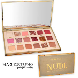 MAGIC STUDIO 18 EYESHADOW PALETTE VERY NUDE