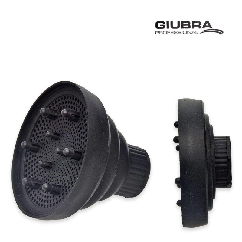 DIFFUSORE UNIVERSALE GIUBRA PIEGHEVOLE IN SILICONE NERO