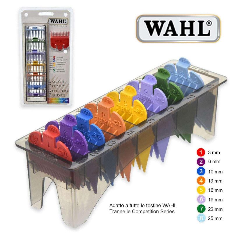 WAHL SET RIALZI NR. 1-8 MULTICOLORE