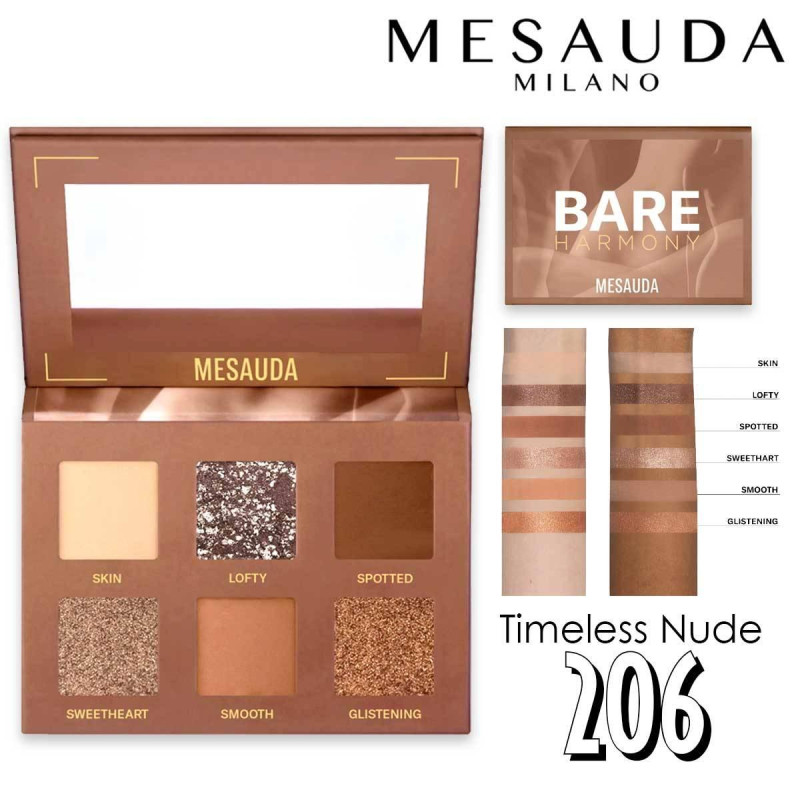 MESAUDA BARE HARMONY PALETTE 206 - TIMELESS NUDE