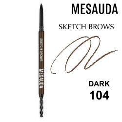 MESAUDA SKETCH BROWS DARK 104
