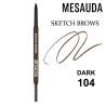 MESAUDA SKETCH BROWS DARK 104
