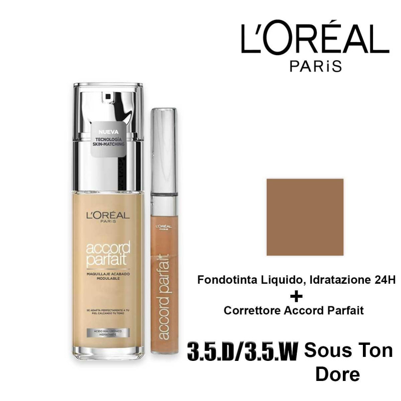 L'OREAL FONDOTINTA 3.5D + 3D