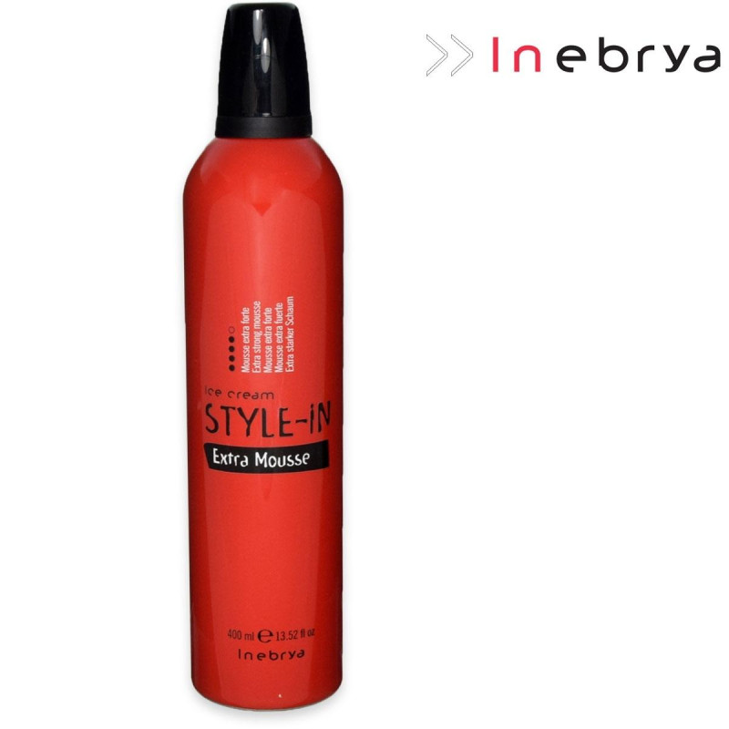 INEBRYA EXTRA MOUSSE 400 ML - MOUSSE EXTRA FORTE