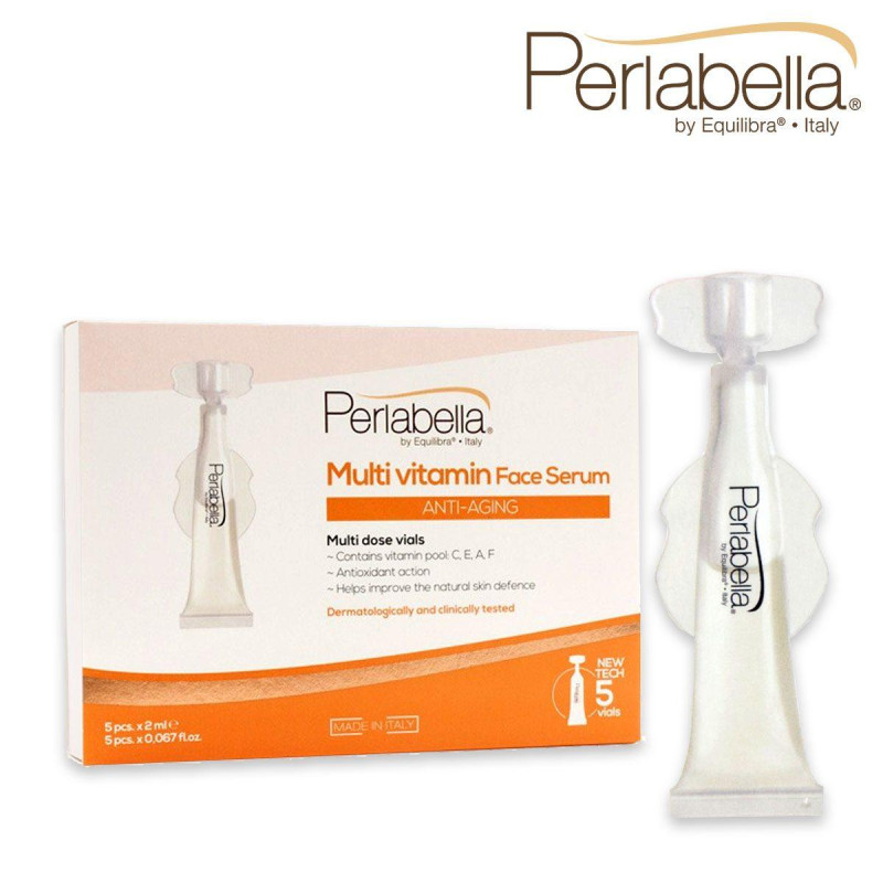 PERLABELLA EQUILIBRA MULTI VITAMIN FACE SERUM 5 PEZZI X 2 ML