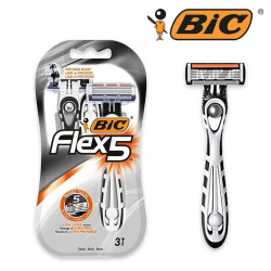 BIC RASOIO FLEX 5 LAME 3 PEZZI