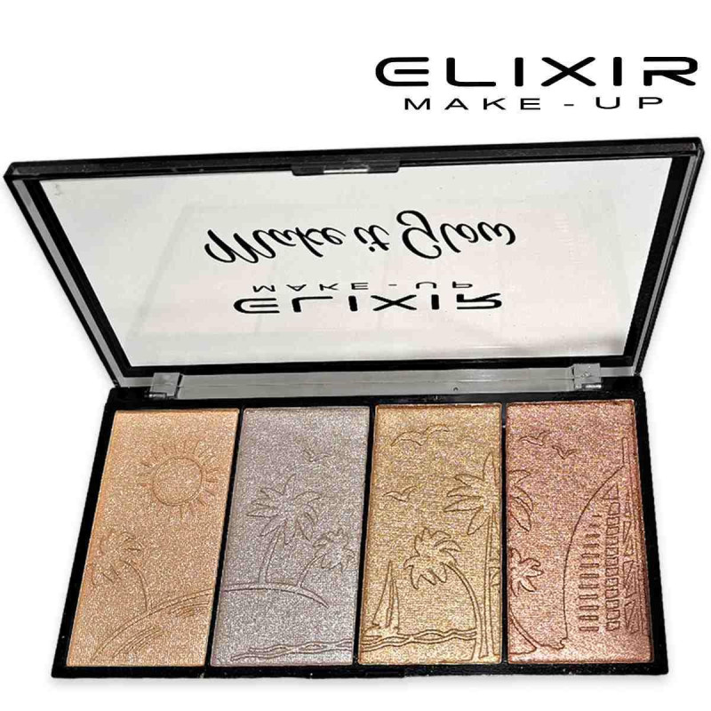 ELIXIR PALETTE HIGHLIGHT 4 COLORI MAKE IT GLOW