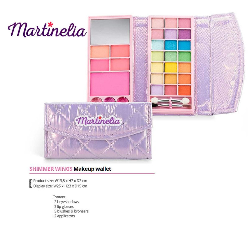 MARTINELIA SHIMMER WINGS MAKEUP WALLET