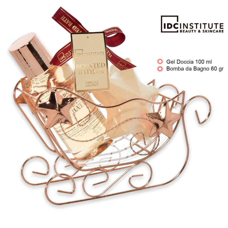 IDC INSTITUTE SCENTED BATH BRONZE 3 PEZZI