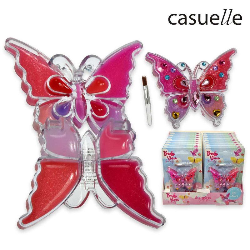 UT BUTTERFLY LIPGLOSS - 16 PEZZI