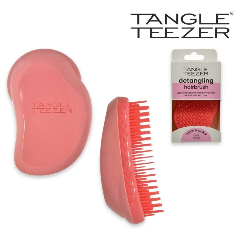 TANGLE TEEZER THICK & CURLY PINK