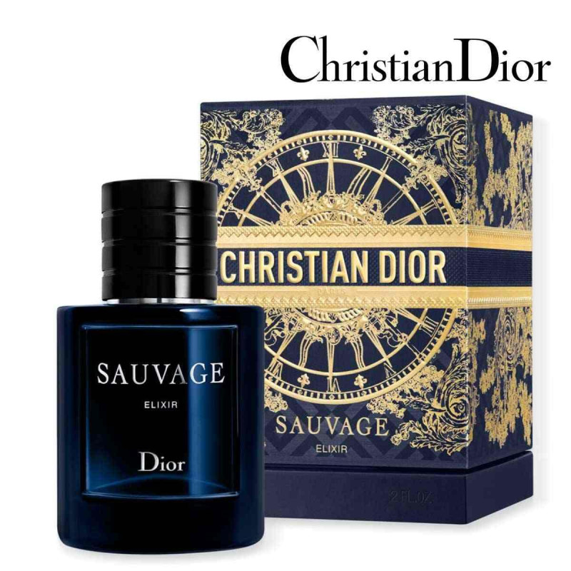 DIOR SAUVAGE PARFUM ELIXIR 60ML WRAPS NOEL 24