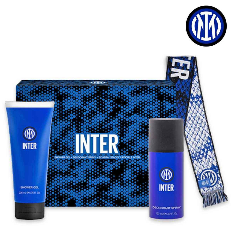 INTER GIFT SET (DEO 150ML + SG 200ML + SCIARPA)