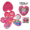 UT PINK HEARTSHAPED MAKE-UP COMPACT