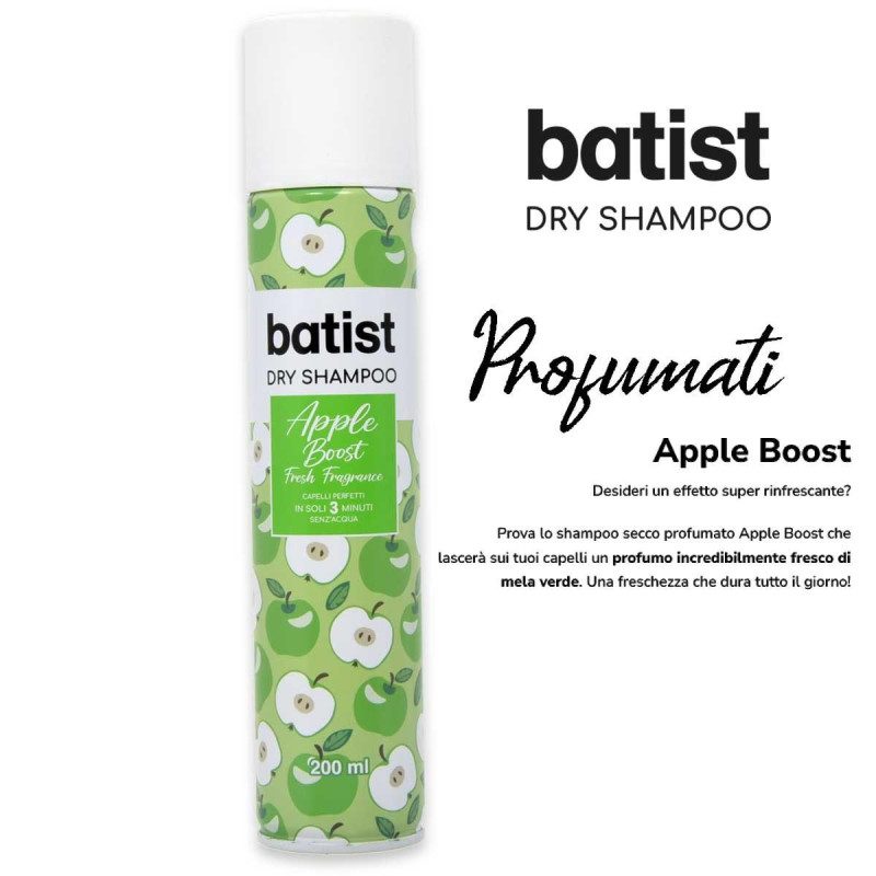 BATIST DRY SHAMPOO APPLE BOOST 200 ML