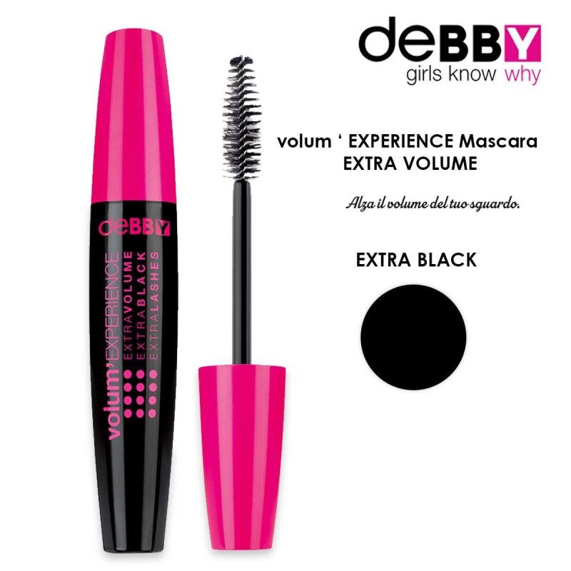 DEBBY VOLUM'EXPERIENCE MASCARA EXTRA VOLUME NERO