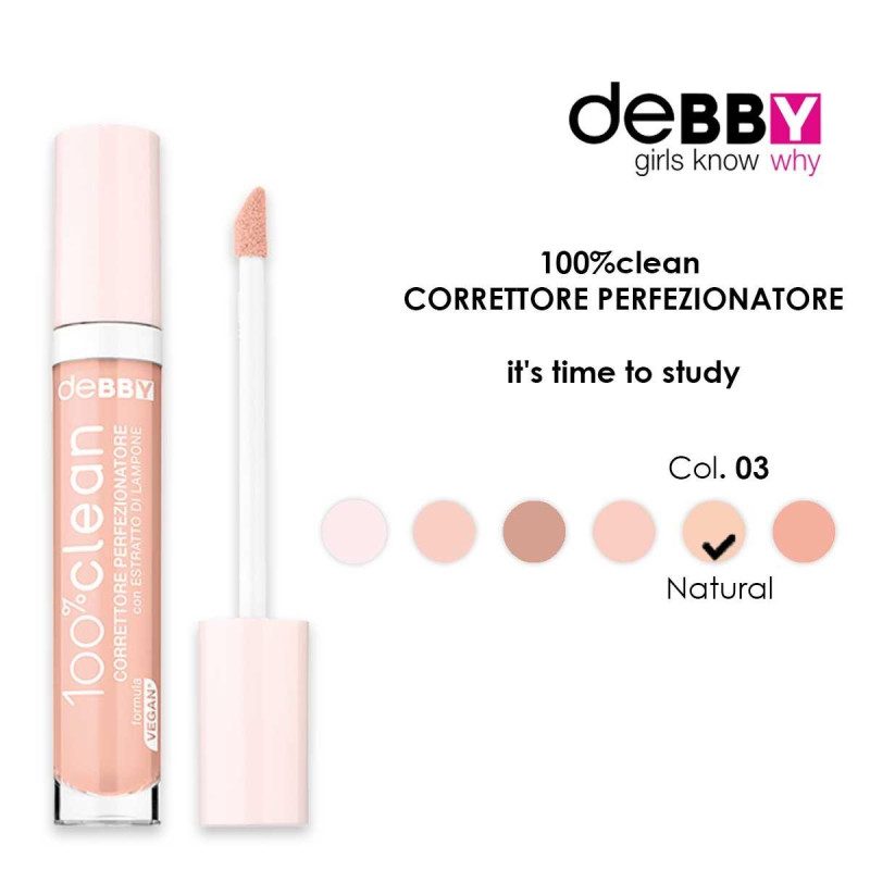 DEBBY CORRETTORE 100%CLEAN 3 NATURAL