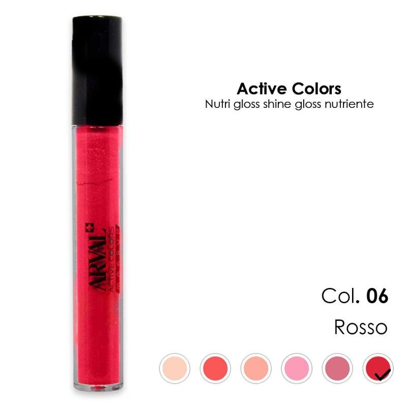 ARVAL NUTRI GLOSS SHINE N. 06 - ROSSO GLOSS NUTRIENTE