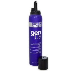 GENUS EXTRA SILVER ICE EFFECT MOUSSE 200 ML