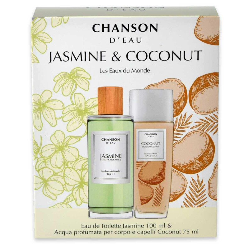 CHANSON D'EAU COFFRET EDT 100 ML + ACQUA CORPO 75 ML COCON